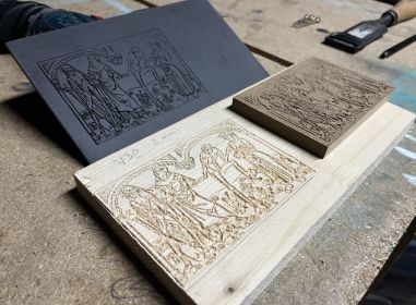 Gravure Numérique de Danse Macabre [CNC]