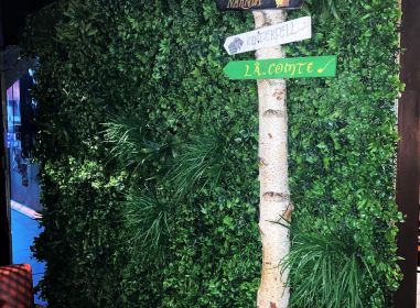 Panneaux boulot verdure