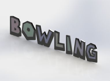 Enseigne Bowling