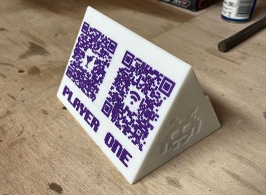 Présentoir QR Codes (Impression 3D)