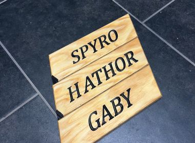 Pancartes en bois Personnalisées [CNC]